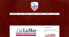 Desktop Screenshot of cafelumar.com